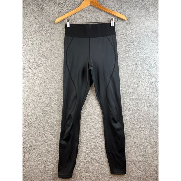 Good American Workout Pants leggings black stretch size 1 - Picture 1 of 9